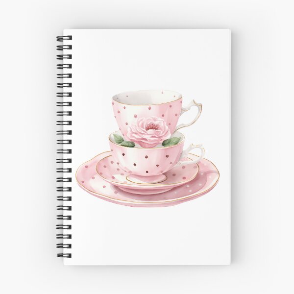 Item preview, Watercolor Pink Royal vintage Rose teacup  designed and sold by Mikkway.