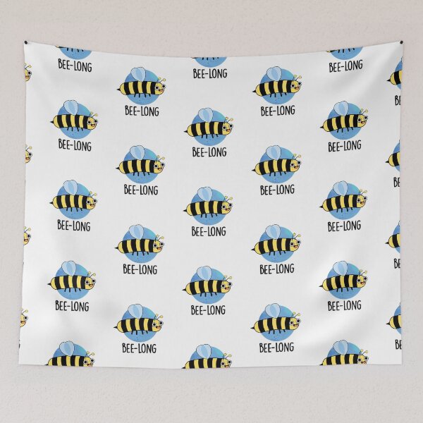 Item preview, Bee-long Funny Bee Puns  designed and sold by punnybone.