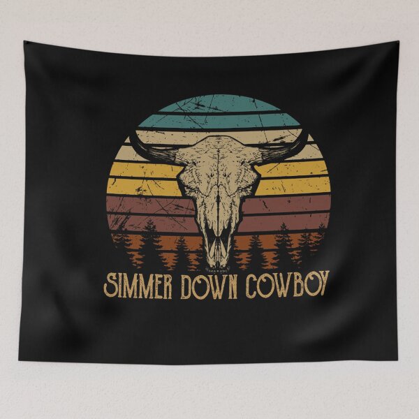 Item preview, Funny Gifts Men Simmer Down Cowboy Retro Music  designed and sold by EagmianPheolea.