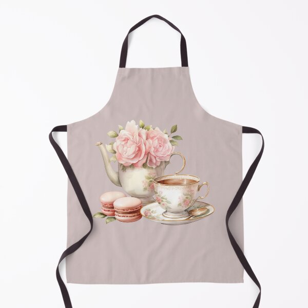 Item preview, Watercolor Pink Royal vintage Rose teacup designed and sold by Mikkway.