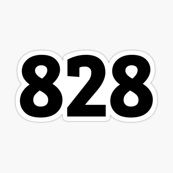 828 Sticker for Sale by clairekeanna | Redbubble