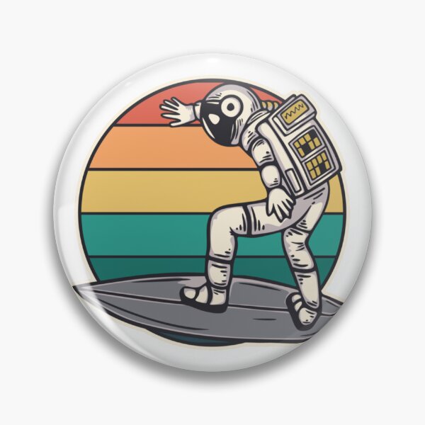 Item preview, Astronauta de surf Spaceman designed and sold by FlossieMark.