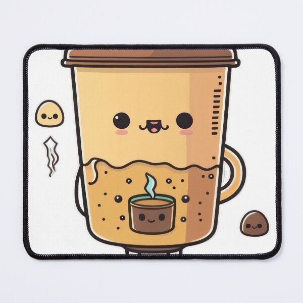 Item preview, My morning coffee just got cuter with this adorable kawaii coffee clipart vector designed and sold by cafegrafis.