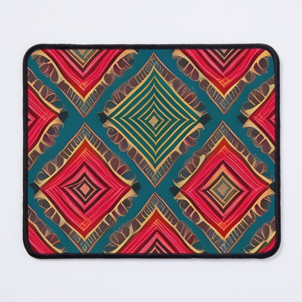Item preview, Abstract seamless  vintage tribal fabric colorful pattern background designed and sold by gmm2000.