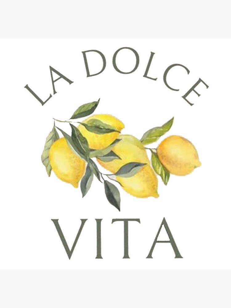La Dolce Vita Art Poster by CoconutMelon