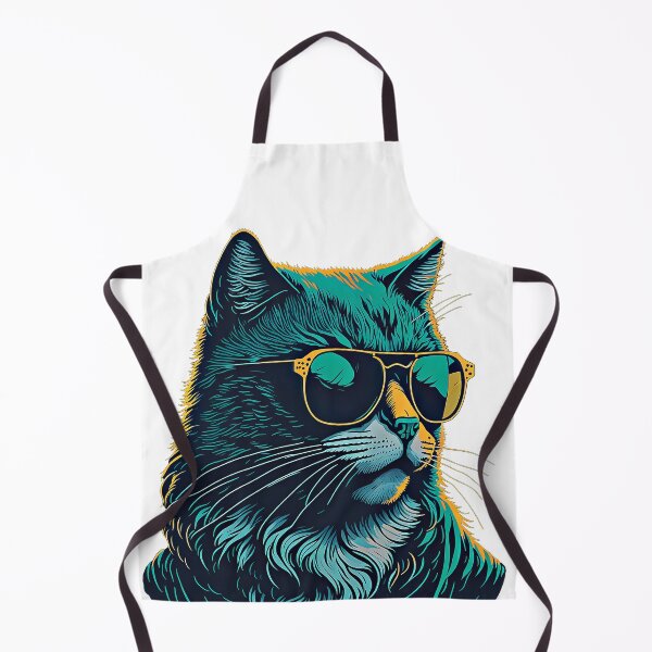 Item preview, Cool Cat Vibes: A Stylish Feline Adventure designed and sold by LuminolDesigns.