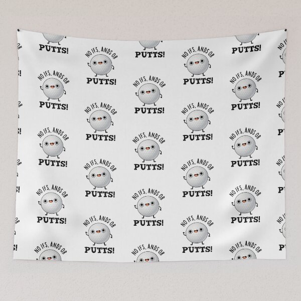 Item preview, No Ifs Ands Or Putts Funny Golf Puns  designed and sold by punnybone.