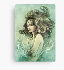 Zodiac Aquarius Metal Print
