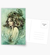 Zodiac Aquarius Postcards