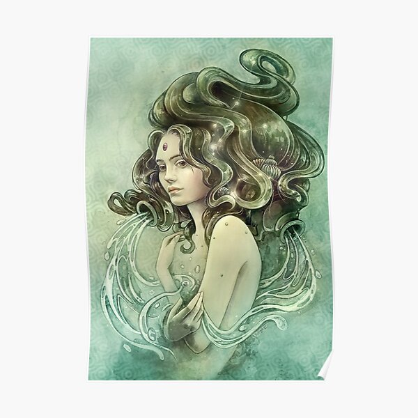 Zodiac Aquarius Poster