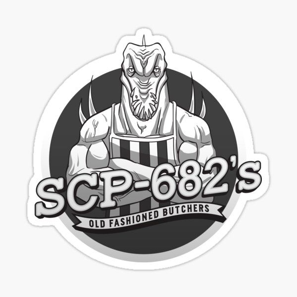 SCP-682 Sticker for Sale by turntechunderg