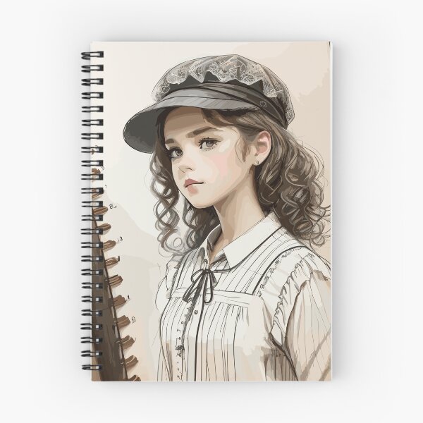 Item preview, Pencil sketch, girls designed and sold by CatCoconut-Art.