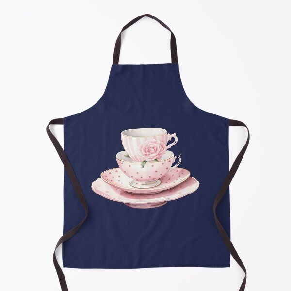 Item preview, Watercolor Pink Royal vintage Rose teacup designed and sold by Mikkway.