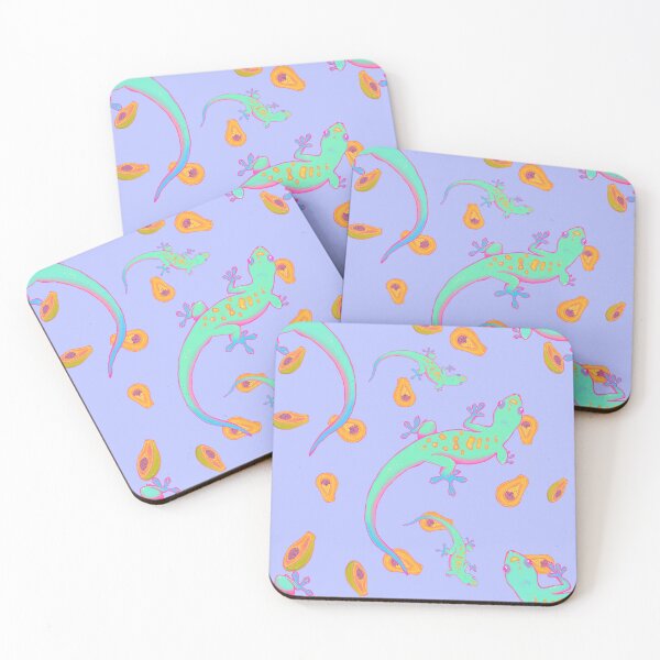 Item preview, Papaya Day Geckos designed and sold by Tati Varv.