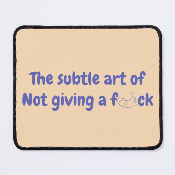 Item preview, The subtle art of not giving a fuck designed and sold by Lady-Frost.