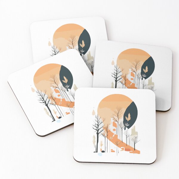Item preview, diseño de bosque moderno designed and sold by StevenHignell.