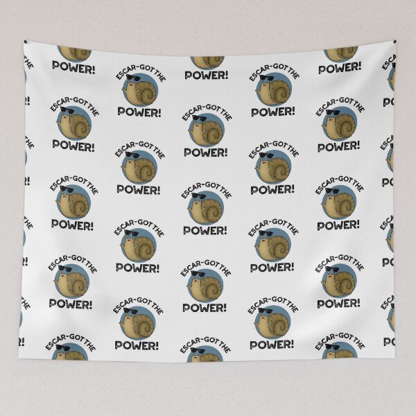 Item preview, Escar-got The Power Funny Snail Puns  designed and sold by punnybone.