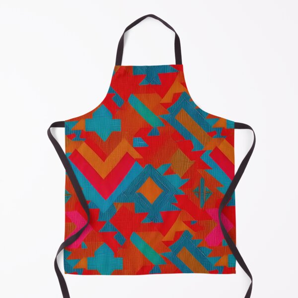 Item preview, Abstract seamless vintage tribal fabric colorful pattern background designed and sold by gmm2000.
