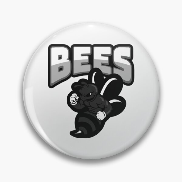 Item preview, Cheering Honey Bee Sports Team Art Logo   designed and sold by DelMarquardt.