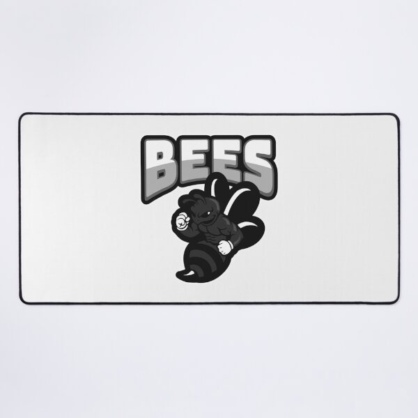 Item preview, Cheering Honey Bee Sports Team Art Logo   designed and sold by DelMarquardt.
