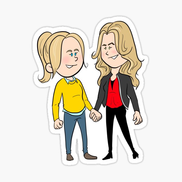 Vanessa and Charity Sticker