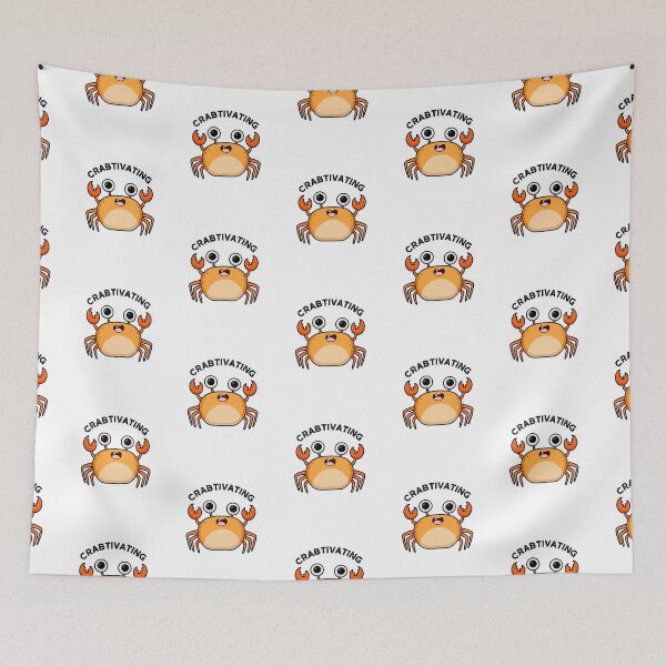Item preview, Crabtivating Funny Crab Puns  designed and sold by punnybone.