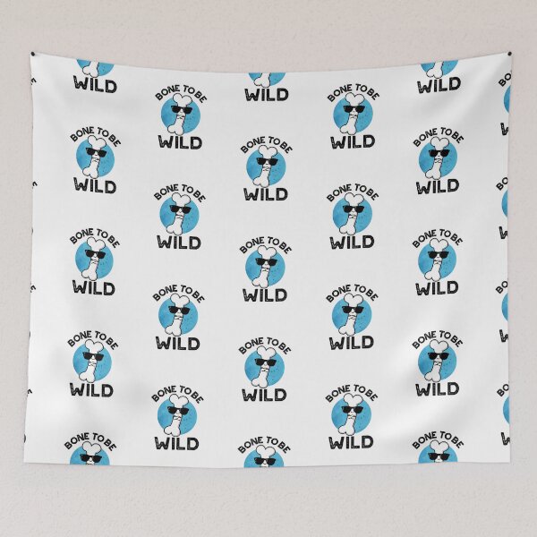 Item preview, Bone To Be Wild Funny Anatomy Puns  designed and sold by punnybone.