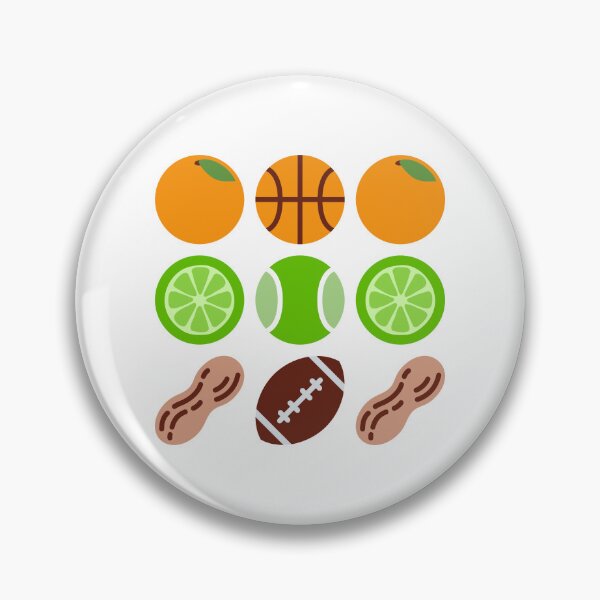 Item preview, Balls and Veggie/Fruit slot machine style designed and sold by moongmakes.