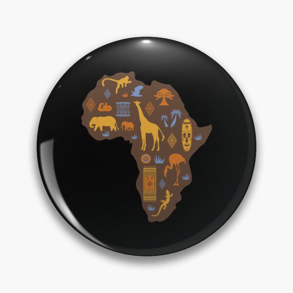 Item preview, Africa map designed and sold by DerSenat.