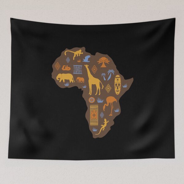Item preview, Africa map designed and sold by DerSenat.