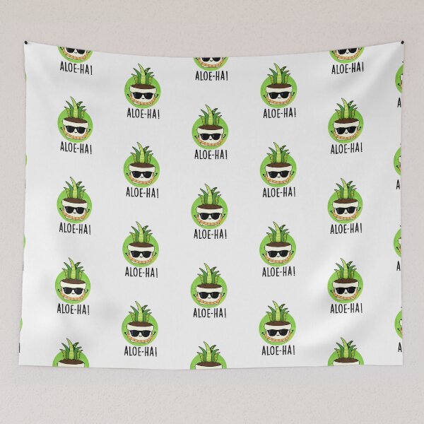 Item preview, Aloe-ha Funny Hawaiian Plant Puns  designed and sold by punnybone.