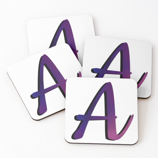 Item preview, The letter A galaxy designed and sold by AmyJStickers.