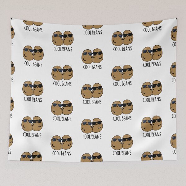 Item preview, Cool Beans Funny Veggie Puns  designed and sold by punnybone.