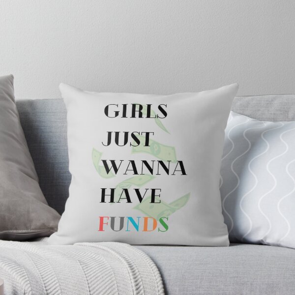 Item preview, Girls Just Wanna Have FUNDS: Financial Empowerment - Sticker designed and sold by soniaaseguin.