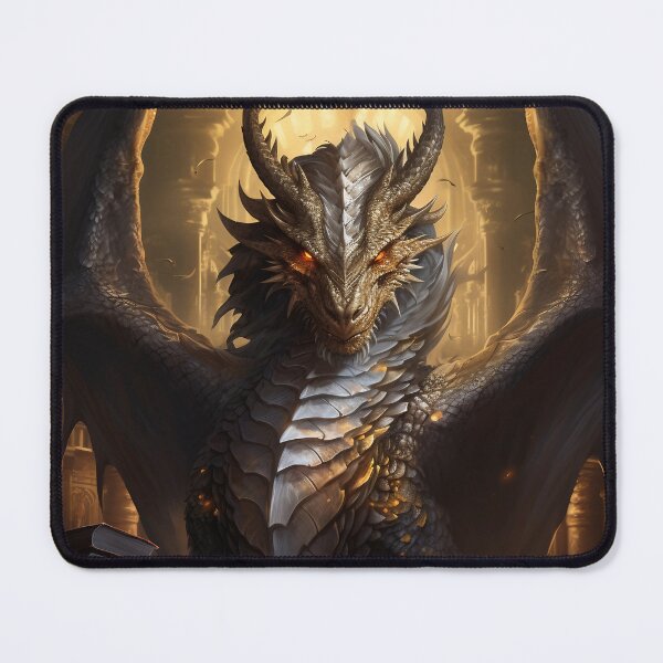Item preview, The Gold Dragon Librarian designed and sold by mythcaldion.