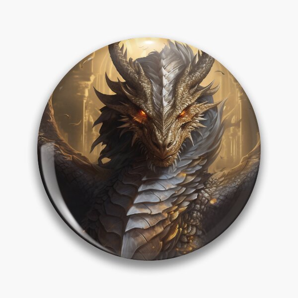 Item preview, The Gold Dragon Librarian designed and sold by mythcaldion.