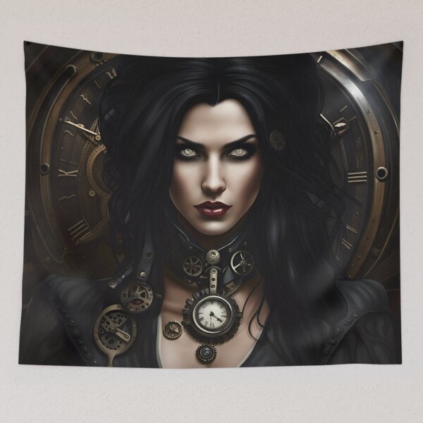 Item preview, Steampunk vamp woman designed and sold by Dani-68.