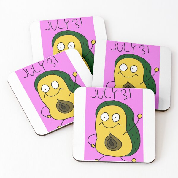 Item preview, JULY 31th National Avocado Day (color) JULY 31 designed and sold by DondokoDonta.