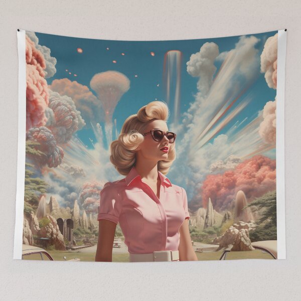 Item preview, Barbenheimer vintage art designed and sold by ArtFusion-Shop.