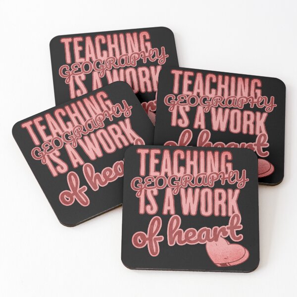 Item preview, Teaching Georgraphy is a work of heart designed and sold by BeebopGraphics.