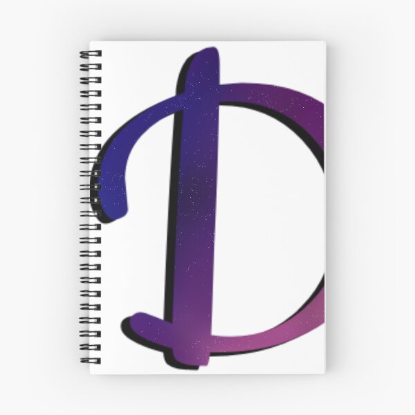 Item preview, The letter D galaxy designed and sold by AmyJStickers.