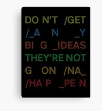 Radiohead - Nude Canvas Print