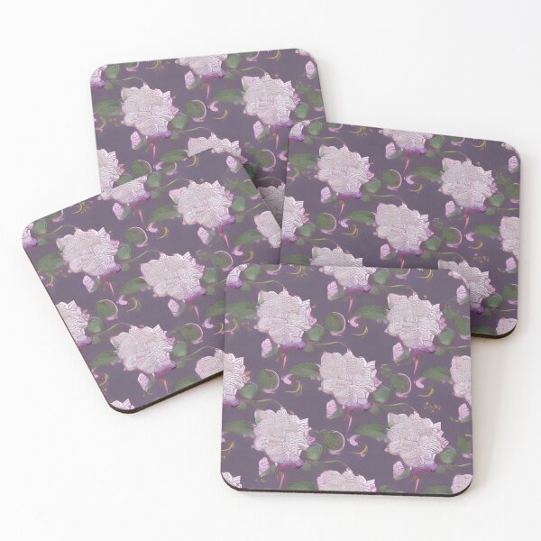 Item preview, A purple flowers pattern designed and sold by TogetherDshop.