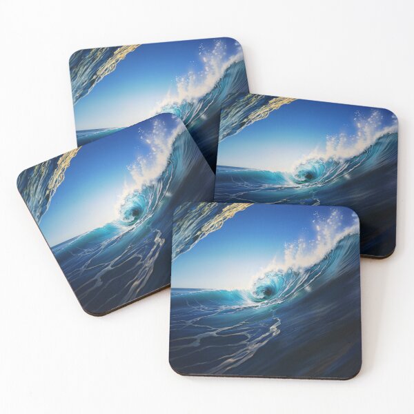 Item preview, North Shore Blue Ocean Waves designed and sold by solrevolver.