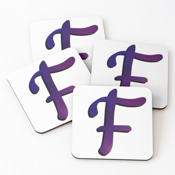 Item preview, The letter F galaxy designed and sold by AmyJStickers.