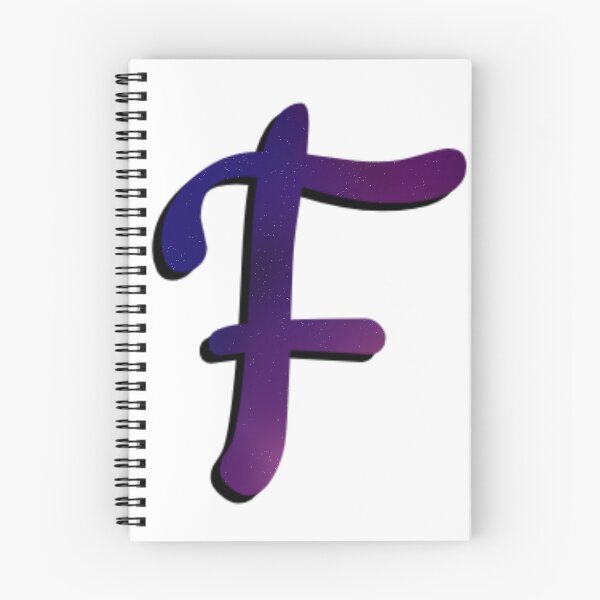 Item preview, The letter F galaxy designed and sold by AmyJStickers.