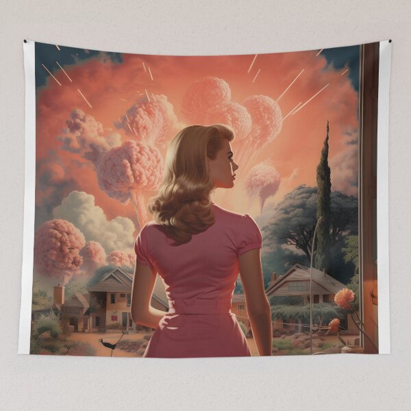 Item preview, Barbenheimer vintage art designed and sold by ArtFusion-Shop.