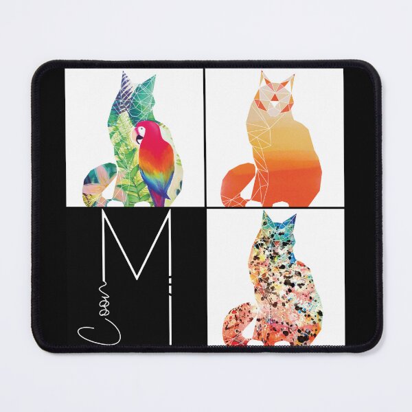Item preview, Mister Coon Geometric Maine Coon Cat Collection designed and sold by CarolineSaldana.