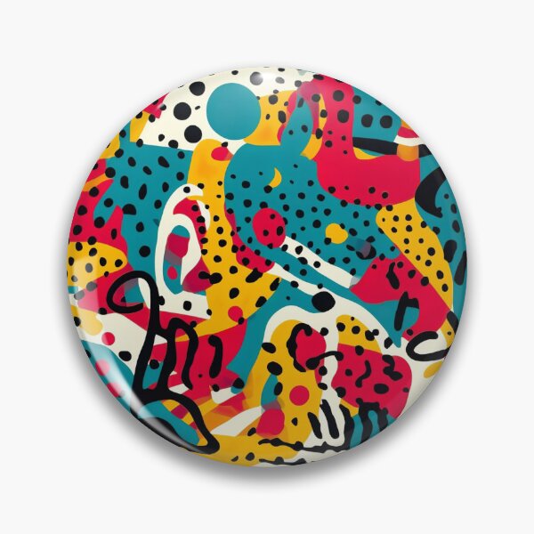 Item preview, Summery modern pattern with abstract pop art motifs designed and sold by Pflugart.