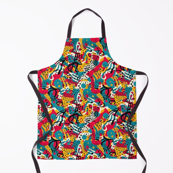Item preview, Summery modern pattern with abstract pop art motifs designed and sold by Pflugart.